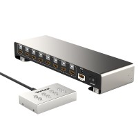 Bộ gộp tín hiệu HDMI 8 vào 1 ra có KVM 4K Unnlink U0597 cao cấp chính hãng
